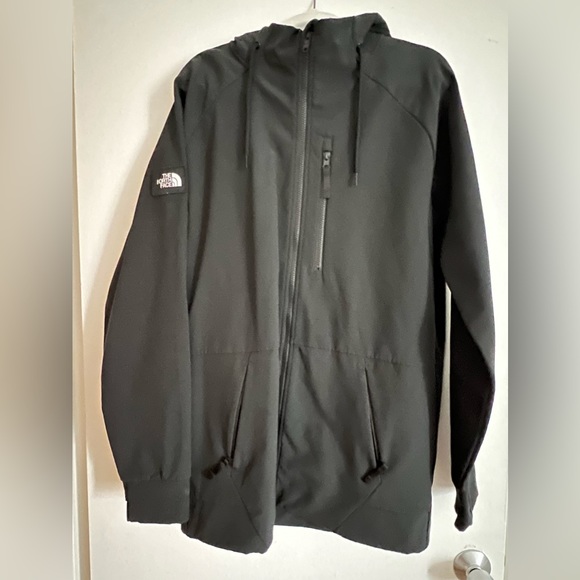 Black North Face Raincoat - Picture 1 of 3